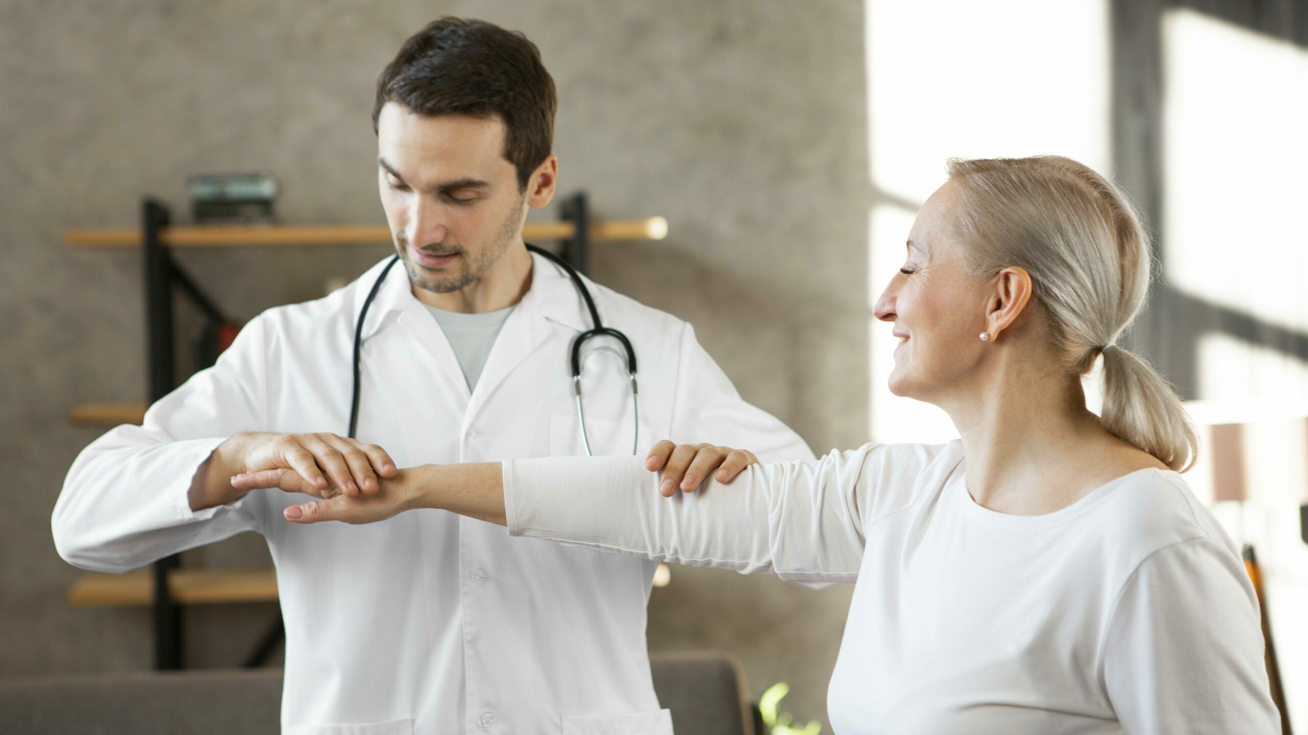 medium shot smiley doctor checking woman edited scaled